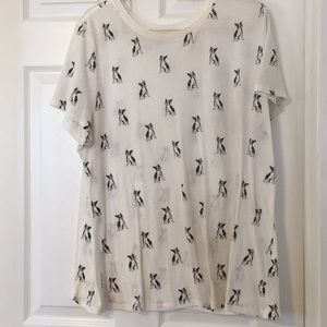 Plus-Size Boston Terrier Tee